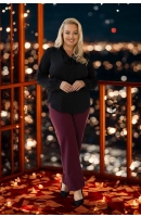 M46201 BLUZKA AMELIA CZARNA M46201 BLUZKA AMELIA CZARNA